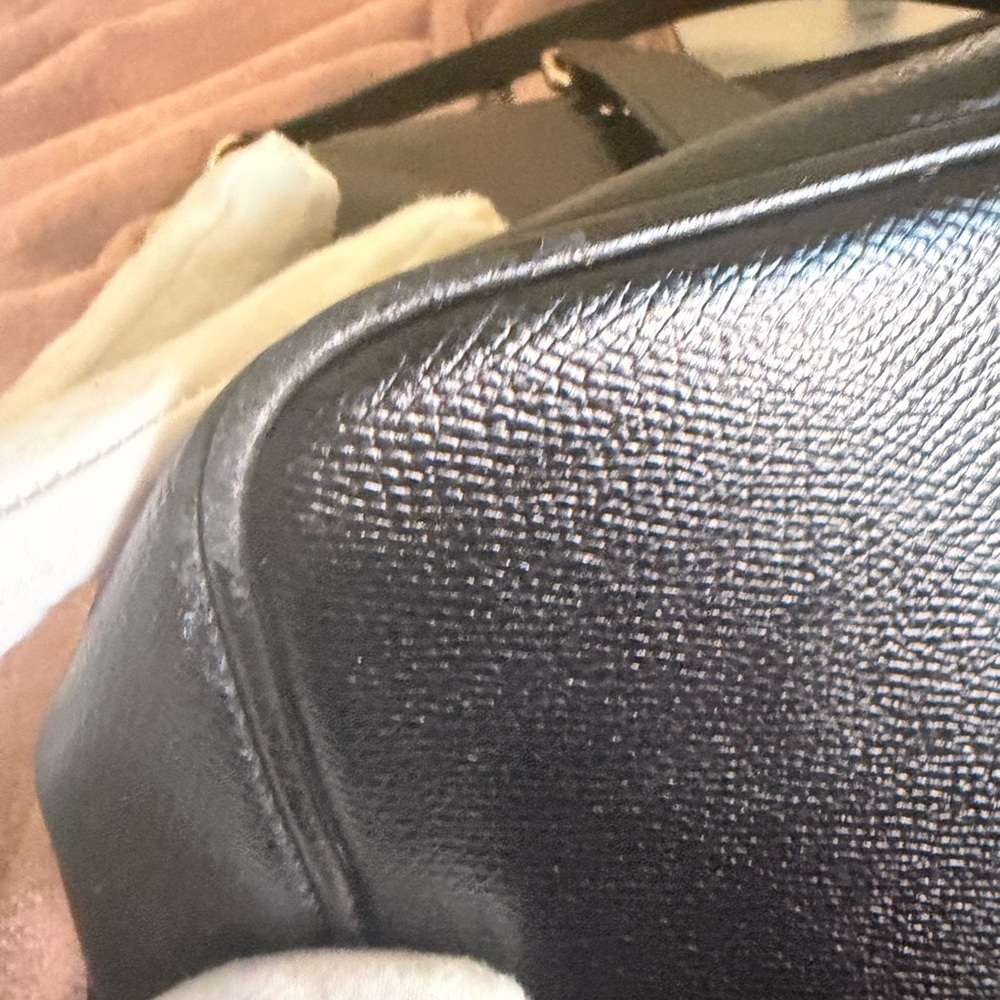 Coach Crossgrain Leather Pleated Large Tote Shoulder and Crossbody Bag - Picture 10 of 16